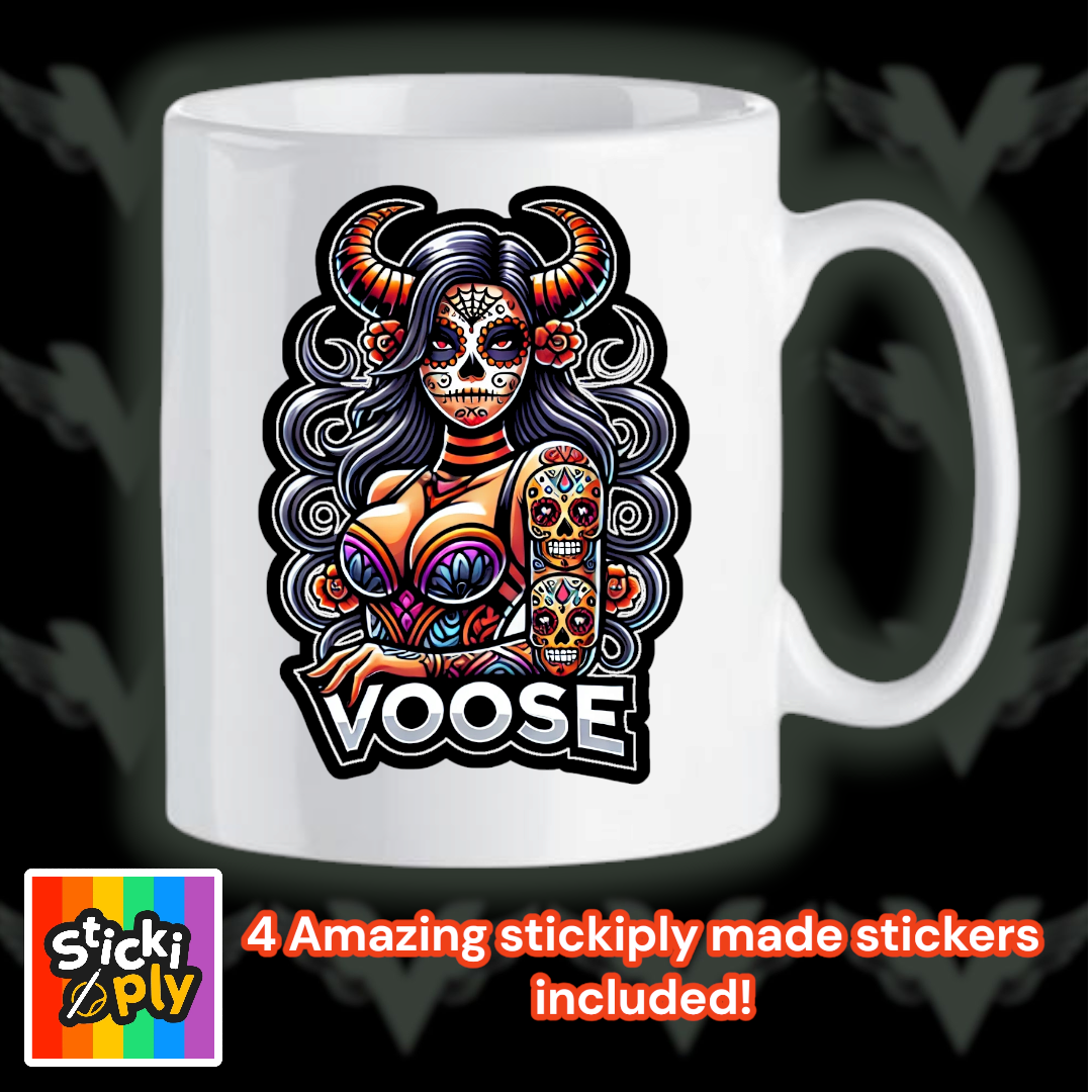 a CUP-FULL of stickers
