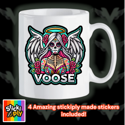 a CUP-FULL of stickers